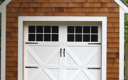 Steel Carriage House garage doors