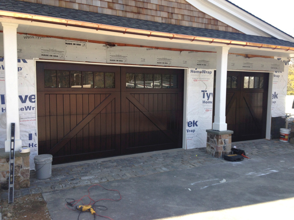 sapele mahogany garage doors